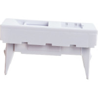 Вставка 45x22,5 аналог Mosaic для 1 модуля формата Keystone Jack со шторкой Hyperline SIP2-1K-M45-22.5 35206