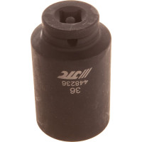 Набор глубоких ударных торцевых головок (1/2, 6-гранные 30-36 мм, 12-гранные 30-36 мм, в кейсе, 8 штук)  /1- JTC-K4087