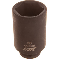 Набор глубоких ударных торцевых головок (1/2, 6-гранные 30-36 мм, 12-гранные 30-36 мм, в кейсе, 8 штук)  /1- JTC-K4087