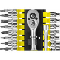 Набор STAYER STANDARD 1/4", 28 предметов 27754-H28