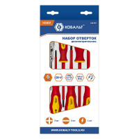 Набор отверток диэлектрических Ultra Grip КОБАЛЬТ 646-522