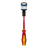 Отвертка диэлектрическая Ultra Grip SL 4,0 х 100 мм CR-V КОБАЛЬТ 646-447