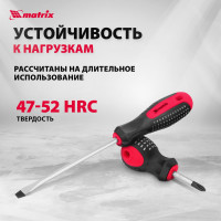 Набор отверток MATRIX Fusion на подвесной полке 18 шт., CrV// 11452