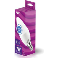 Светодиодная лампа LED C37 Е14 7W 560Лм, 4000K, холодный свет REV 32350 1