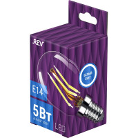 Светодиодная лампа REV, LED G45 E14 5W, 4000K, холодный свет PREMIUM FILAMENT 32358 7