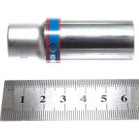 Торцевая глубокая шестигранная головка 3/8", 17мм KING TONY 323517M