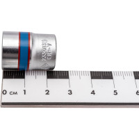 Торцевая стандартная двенадцатигранная головка 1/4", 13мм KING TONY 233013M