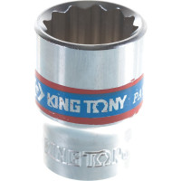 Торцевая стандартная двенадцатигранная головка 3/8", 15мм KING TONY 333015M