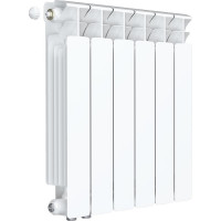 Радиатор биметаллический RIFAR BASE Ventil 500 06 секц. нижн. лев. R-BA-500-06-VL