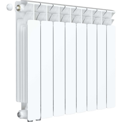 Радиатор биметаллический RIFAR BASE Ventil 500 08 секц. нижн. лев. R-BA-500-08-VL