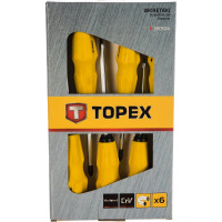 Отвертки для подбивания, набор 6 шт. TOPEX 39D504