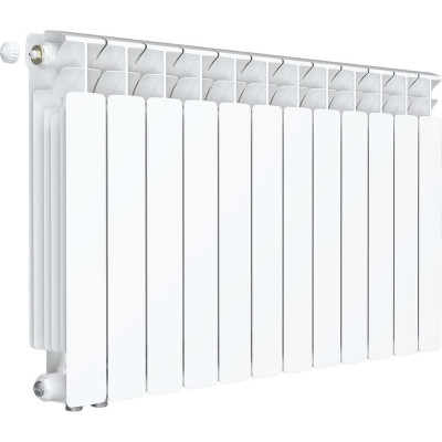 Радиатор биметаллический RIFAR BASE Ventil 500 12 секц. нижн. лев. R-BA-500-12-VL