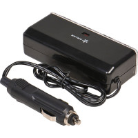 Прикуриватель-разветвитель Airline на 3 гнезда + USB черный ASP-3U-07