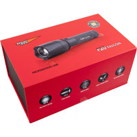 Фонарь ЯРКИЙ ЛУЧ F20 Falcon CREE XP-L HI 800лм, 3 режима, аккум. 18650, ЗУ и чехол в компл. 4606400105404