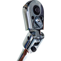 Шарнирный укороченный ключ-трещотка с фиксацией 3/8", 162мм JTC-3015