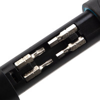 Реверсивная отвертка с револьверным механизмом GROSS 11 шт, сталь S2 11601