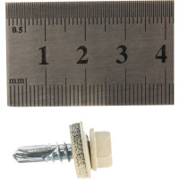 Кровельный саморез Daxmer 5,5x19 RAL 1015 сверло №3, 250 шт 00000305466