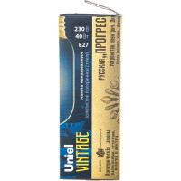 Лампа накаливания Uniel VINTAGE IL-V-L45A-40/GOLDEN/E27 CW01 UL-00000486