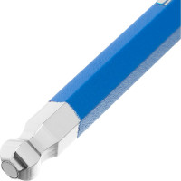 Набор имбусовых ключей с шаром GROSS HEX 1,5–10 мм, S2, магнит, экстра-длинные, хром/краска, 9 шт. 16400