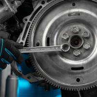 Набор комбинированных ключей GROSS 8-19 мм, CrV, холодный штамп, 8 шт. 15148