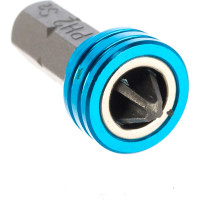 Бита с ограничителем и магнитом (PH2x25 мм, сталь S2) Gross 11455