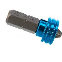 Бита с ограничителем и магнитом (PH2x25 мм, сталь S2) Gross 11455