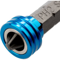 Бита с ограничителем и магнитом (PH2x25 мм, сталь S2) Gross 11455