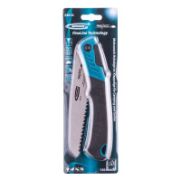 Пила по дереву GROSS PIRANHA складная, для кэмп.и сада, 150 мм, 9-10TPI, зуб 3D, подкал.зуб, 2-ком.рук. 23616