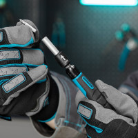 Отвертка с набором бит и торцевых головок для точных работ GROSS 48 шт., гибкий провод, CrMo 11599