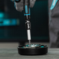 Отвертка с набором бит и торцевых головок для точных работ GROSS 48 шт., гибкий провод, CrMo 11599