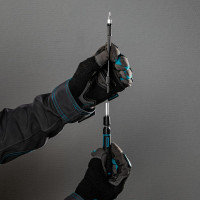 Отвертка с набором бит и торцевых головок для точных работ GROSS 48 шт., гибкий провод, CrMo 11599