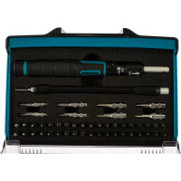 Отвертка с набором бит и торцевых головок для точных работ GROSS 48 шт., гибкий провод, CrMo 11599