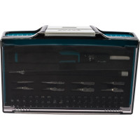 Отвертка с набором бит и торцевых головок для точных работ GROSS 48 шт., гибкий провод, CrMo 11599