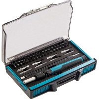 Отвертка с набором бит и торцевых головок для точных работ GROSS 48 шт., гибкий провод, CrMo 11599