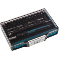 Отвертка с набором бит и торцевых головок для точных работ GROSS 48 шт., гибкий провод, CrMo 11599