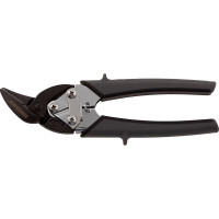 Ножницы по металлу GROSS PIRANHA 185 мм, прямой и левый рез, сталь - СrM, двухкомпонентные рукоятки 78359