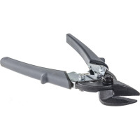 Ножницы по металлу GROSS PIRANHA 185 мм, прямой и левый рез, сталь - СrM, двухкомпонентные рукоятки 78359