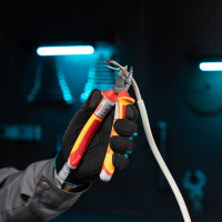 Бокорезы GROSS 180 мм, трехкомпонентные диэлектрические рукоятки, до 1000 В 17582