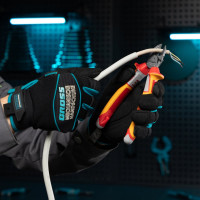 Бокорезы GROSS 180 мм, трехкомпонентные диэлектрические рукоятки, до 1000 В 17582