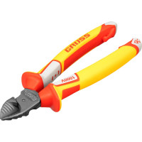 Бокорезы GROSS 180 мм, трехкомпонентные диэлектрические рукоятки, до 1000 В 17582