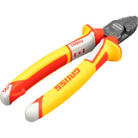 Бокорезы GROSS 180 мм, трехкомпонентные диэлектрические рукоятки, до 1000 В 17582