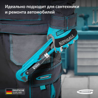 Трубный рычажный ключ GROSS №0, 3/4", цельнокованый, CrV, тип L 15600