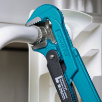 Трубный рычажный ключ GROSS №0, 3/4", цельнокованый, CrV, тип L 15600