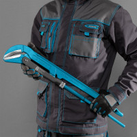 Трубный рычажный ключ GROSS №2, 1,5", цельнокованый, CrV, тип "B" 15622