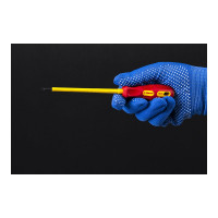 Шлицевая отвертка для электрика Hans 0818M3-4