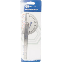 Переставной угломер с транспортиром 150мм КОБАЛЬТ 243-646