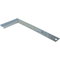 Столярный угольник 300мм, нерж.сталь, алюминиевое основание КОБАЛЬТ 243-608