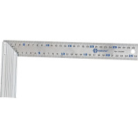 Столярный угольник 300мм, нерж.сталь, алюминиевое основание КОБАЛЬТ 243-608