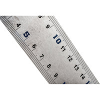 Столярный угольник 300мм, нерж.сталь, алюминиевое основание КОБАЛЬТ 243-608