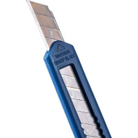 Технический нож, лезвие 9мм, пластиковый корпус КОБАЛЬТ 242-182